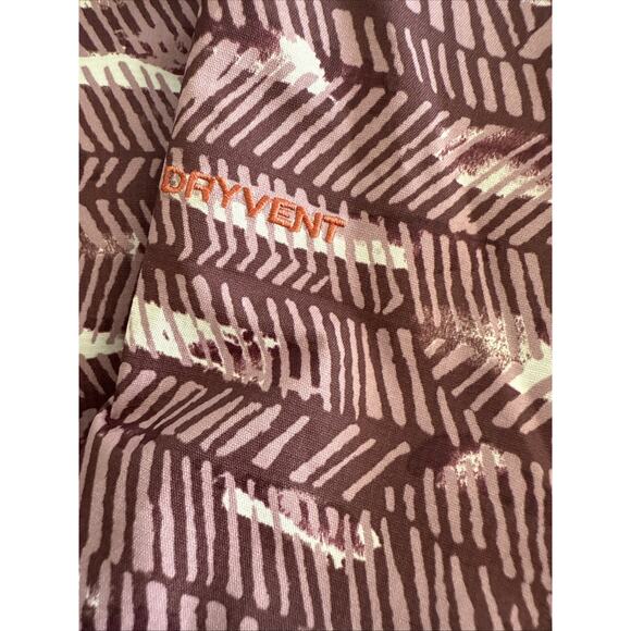 The North Face Jacket Womens Size Medium Purple Novelty Venture Rain Jacket Hood - Picture 3 of 12